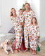 Matching Family Christmas Pajamas Mug & Snowman Print Khaki