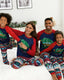 Christmas Vacation Family Matching Character Print Pajamas Sets with Christmas Socks
