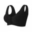 Seamless Front Closure Bra for Women | Cross Back Support Shaping Bra with Comfort Lift