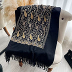 Cochon 100 % laine mérinos convertible | cardigan, châle et écharpe 3-en-1