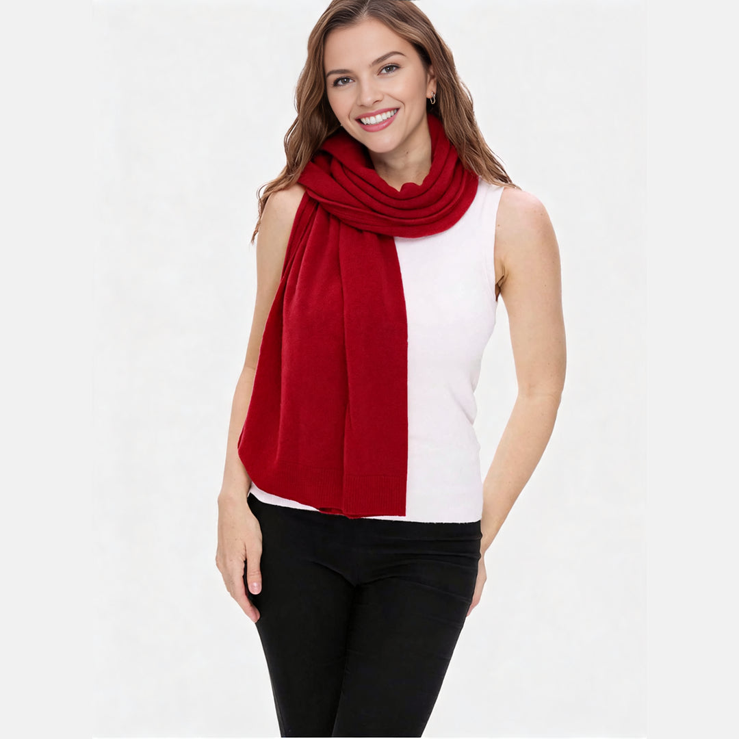 100% Merino Wool Convertible Wrap | 3-Way Cardigan, Shawl & Scarf