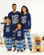 Family Matching Christmas Pajamas Baby It's Cold Outside Print Blue