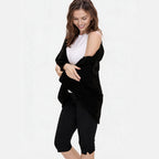 100% Merino Wool Convertible Wrap | 3-Way Cardigan, Shawl & Scarf