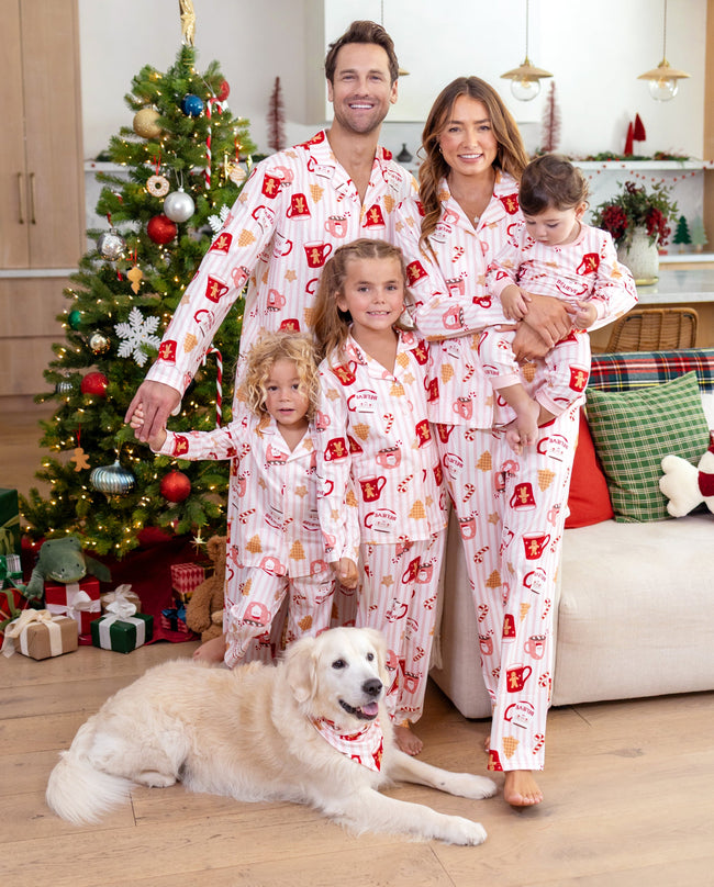 Family Matching Christmas Pajamas Mug Print Pink Hover Image