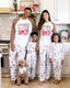 Family Matching Christmas Pajamas Gingerbread Print Brown