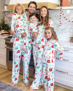 Family Matching Christmas Pajamas Mug Print Green