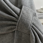 Women's Soft Fleece Wrap Shawl With Elegant Drape Design