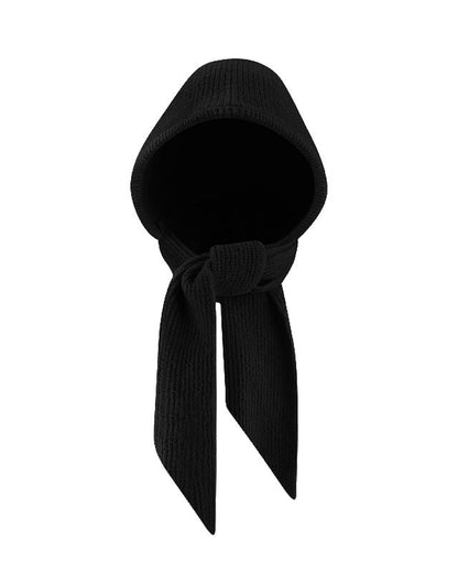 2-in-1 Knitted Hooded Scarf | Cozy Winter Hood & Wrap