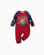 Harry Potter Christmas Family Matching Hogwarts Print Pajamas Sets with Christmas Socks