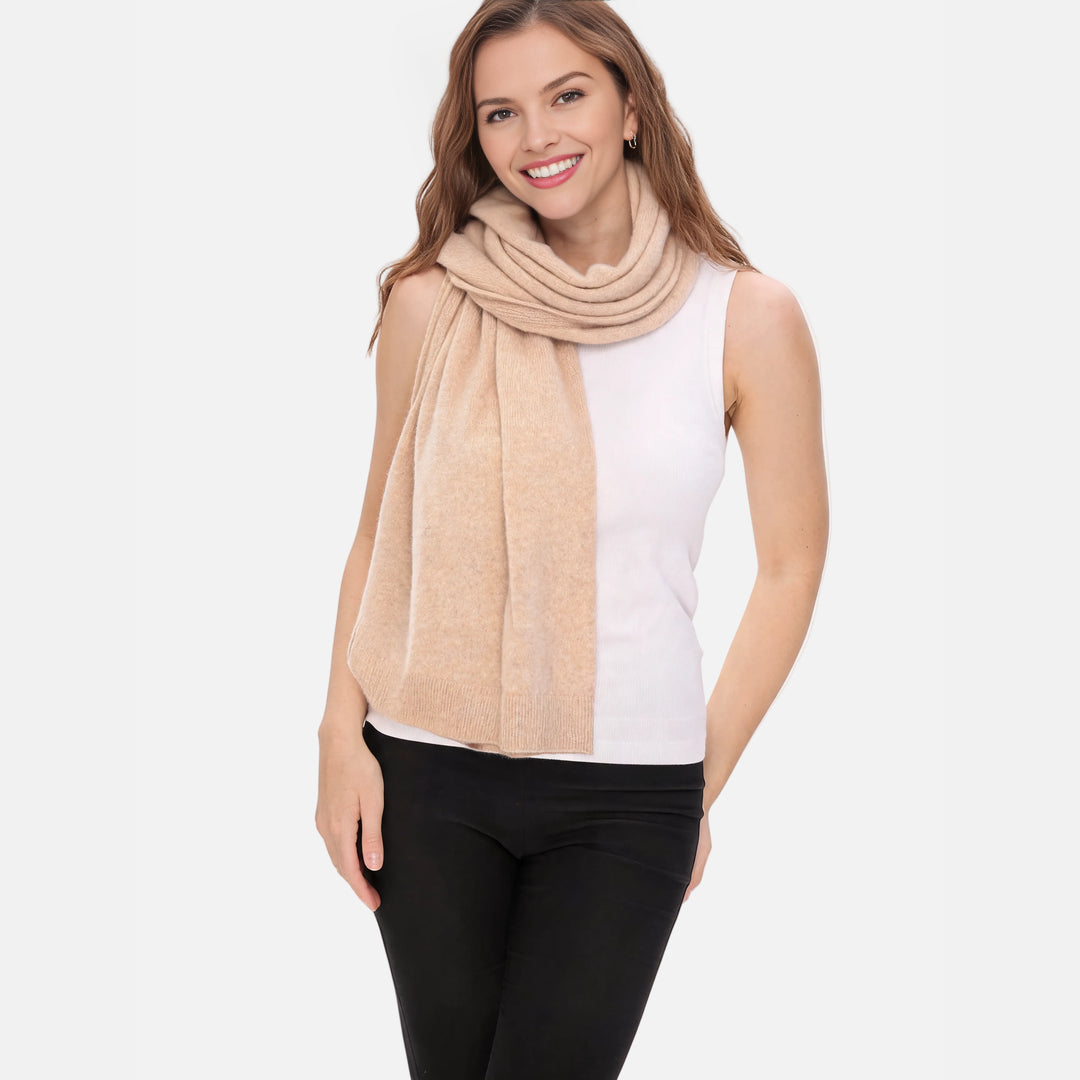 100% Merino Wool Convertible Wrap | 3-Way Cardigan, Shawl & Scarf