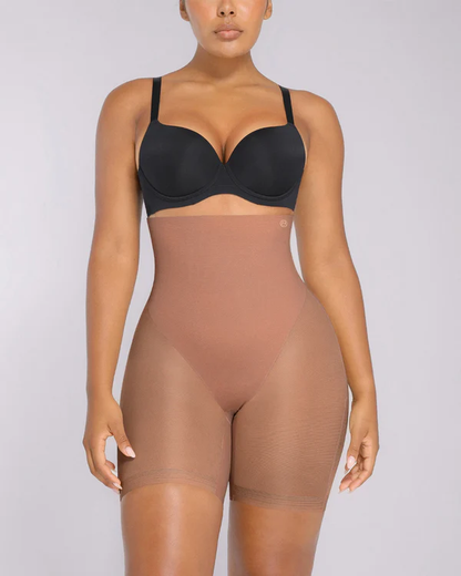 BOOT-YEAH™ MeshSmooth™ High-Waisted Mid Thigh Short