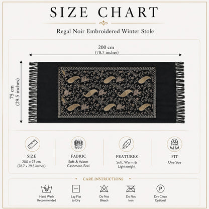 FALL & WINTER NEW ARRIVAL ONE WRAP. THREE WAYS TO WEAR. SAVE UP TO 50% Paisley Embroidered Shawl | Oversized Winter Wrap