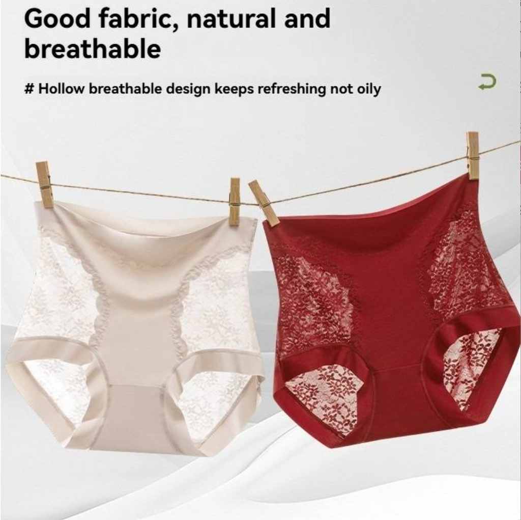 👉Women's high-elastic, seamless lace tummy control panties, shapewear and butt lifter underwear