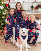 Matching Family Christmas Pajamas Christmas Village Print Bamboo