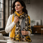 Cochon 100 % laine mérinos convertible | cardigan, châle et écharpe 3-en-1
