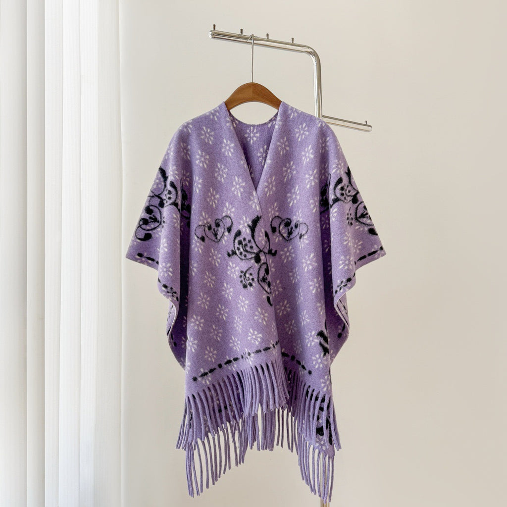 Fascia avvolgente trasformabile 100% lana merino | Cardigan, scialle e sciarpa 3 in 1