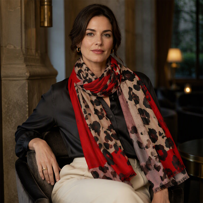 Cochon 100 % laine mérinos convertible | cardigan, châle et écharpe 3-en-1
