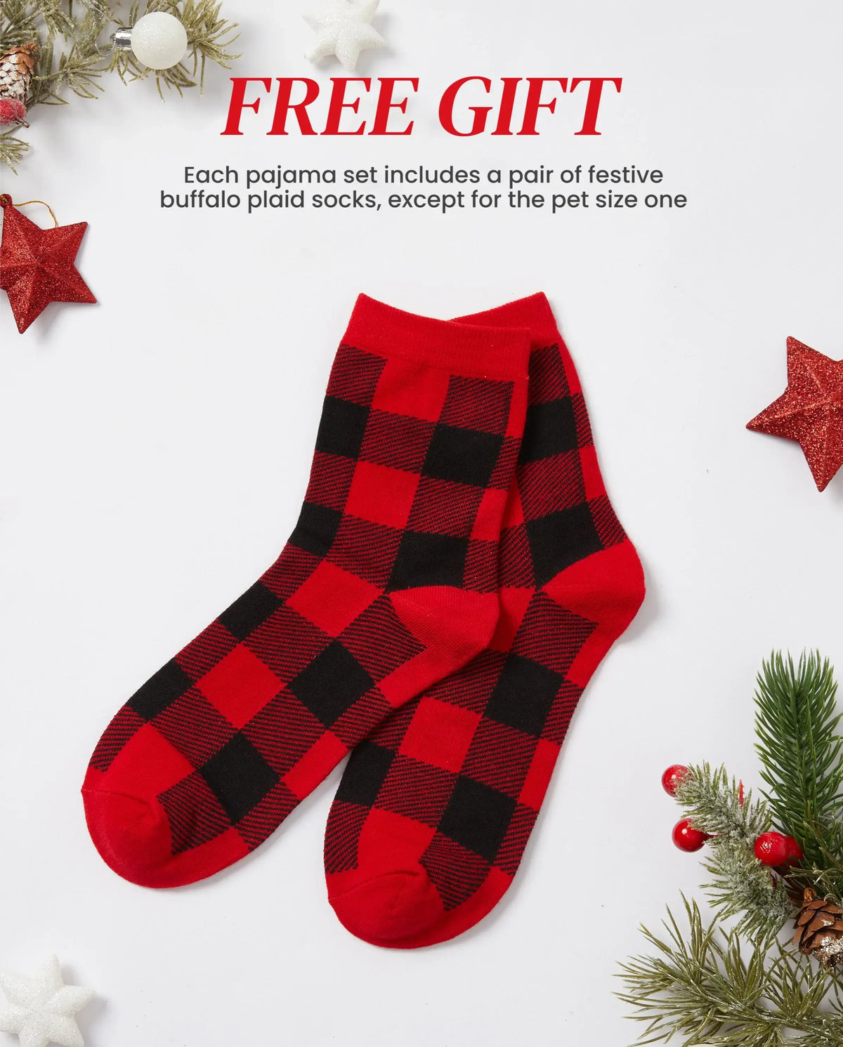Christmas Matching Family Pajamas Fair Isle & Gingerbread Print
