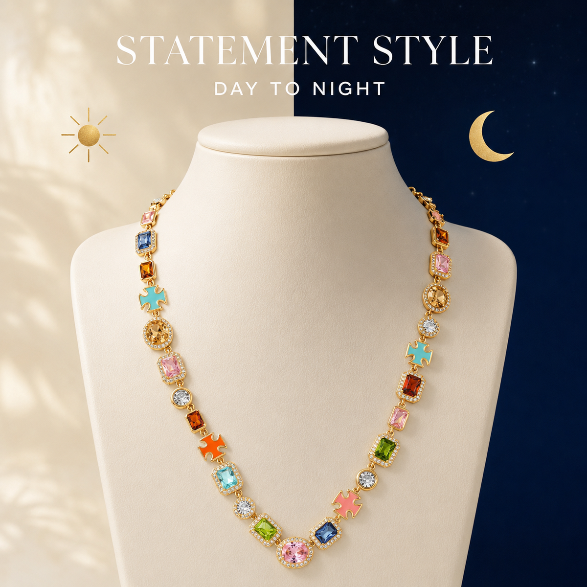 Eternal Bloom Gemstone Necklace™