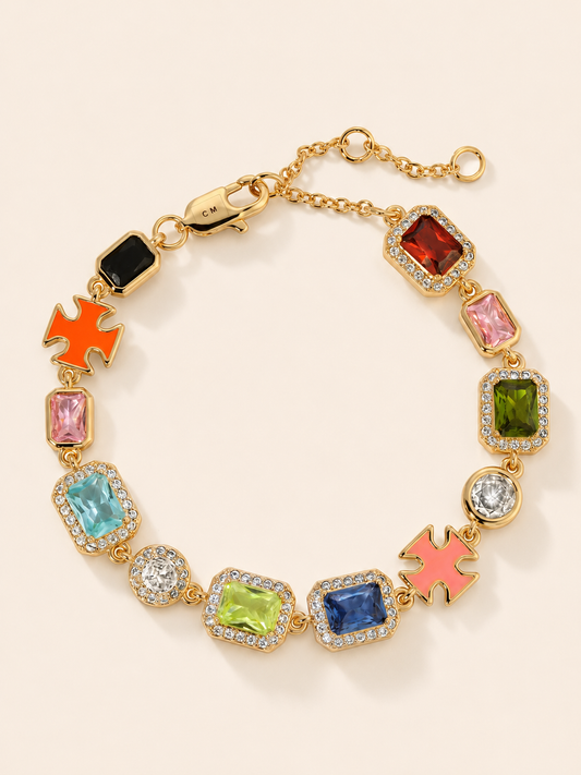 Baokang Aurora Gemstone Bracelet