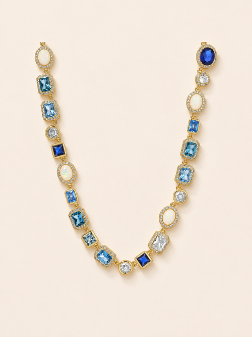 Baokang Multicolor Gemstone Necklace
