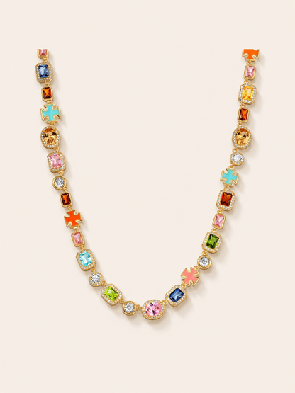 Eternal Bloom Gemstone Necklace™