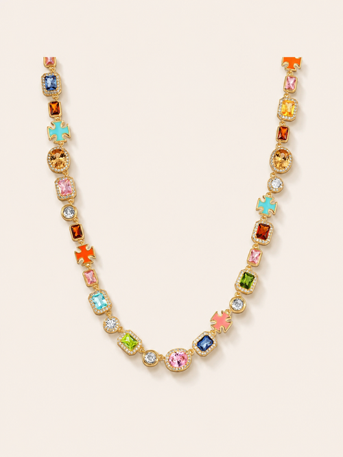 Eternal Bloom Gemstone Necklace™