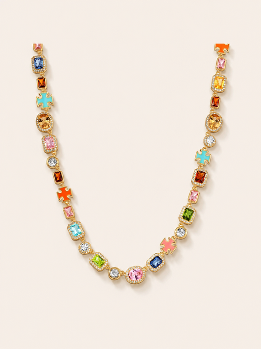Eternal Bloom Gemstone Necklace™