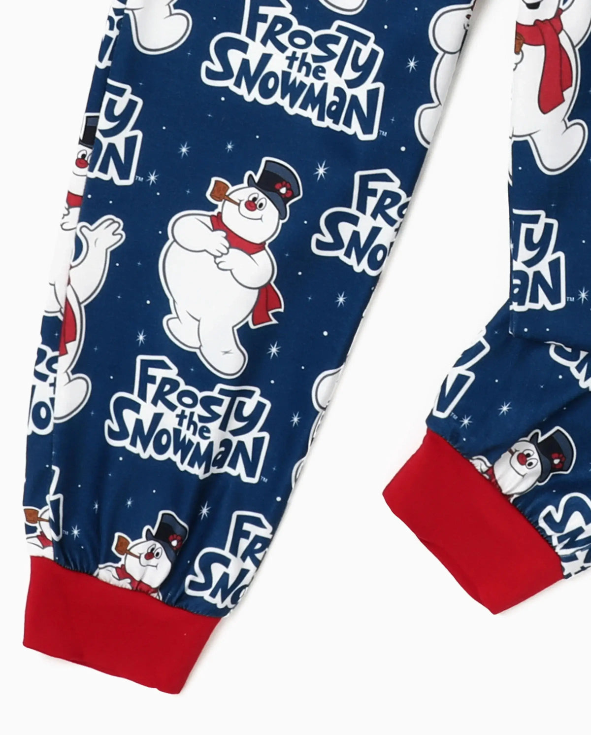 Frosty The Snowman Christmas Family Matching Color-block Pajamas Sets with Christmas Socks