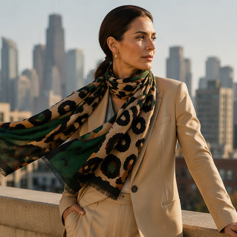 Cochon 100 % laine mérinos convertible | cardigan, châle et écharpe 3-en-1