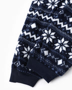 Frosty The Snowman Christmas Fleece with Snowflake Print Pajamas Sets with Christmas Socks