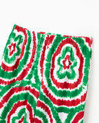 Christmas Family Red&Green Tie-Dye Gingerbread Man Pajamas Sets with Christmas Socks MultiColour