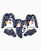 Frosty The Snowman Christmas Fleece with Snowflake Print Pajamas Sets with Christmas Socks