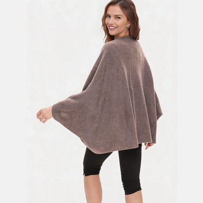 100% Merino Wool Convertible Wrap | 3-Way Cardigan, Shawl & Scarf