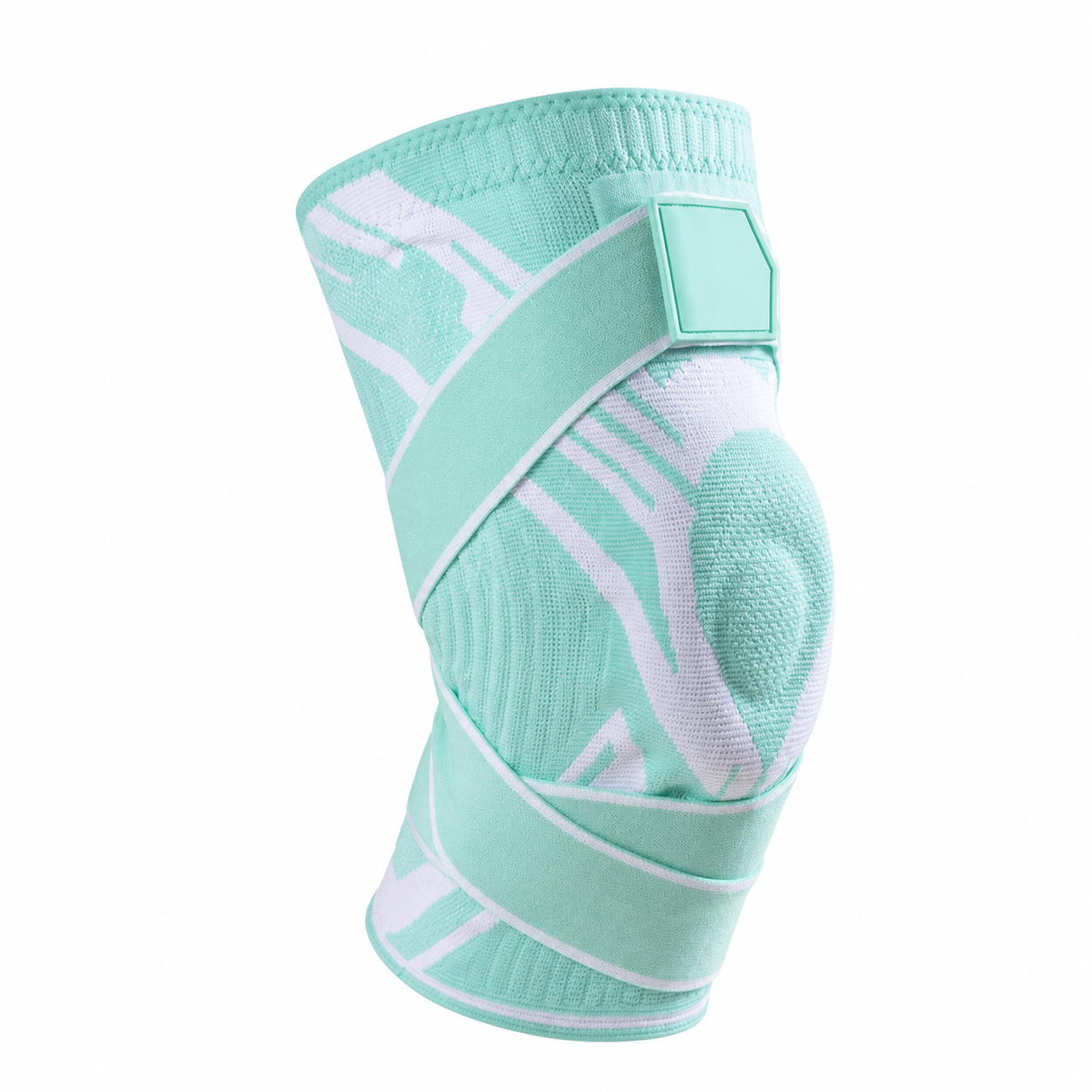 🔥 50% OFF | Unisex Knitted Knee Brace with Spring Stabilizers & Dual Straps – Compression Support for Knee Pain Relief and Injury Recovery