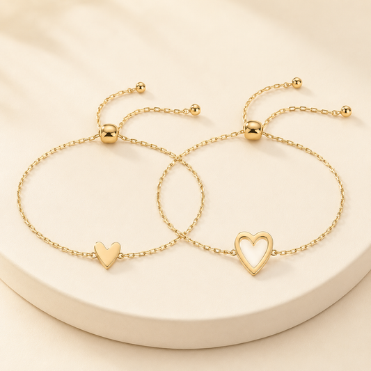 Matching Hearts Bracelet
