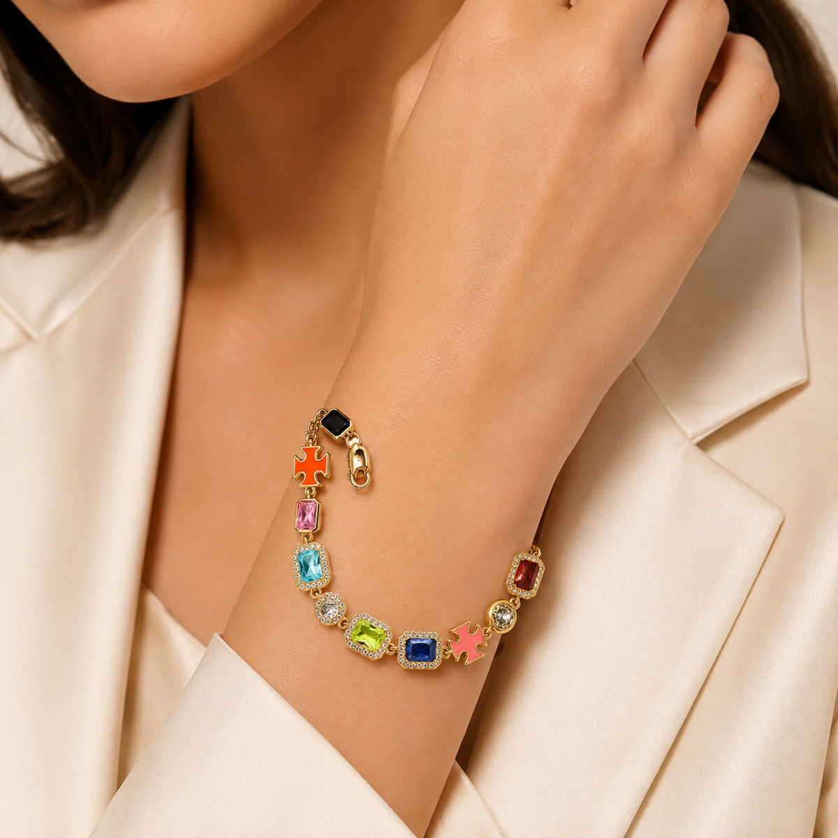 Baokang Aurora Gemstone Bracelet