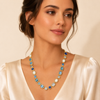 Baokang Multicolor Gemstone Necklace