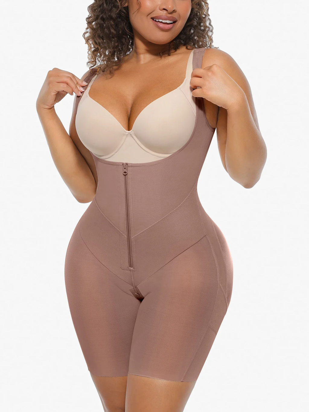 U-Shaped Faja Tummy Control Butt Lift Bodysuit