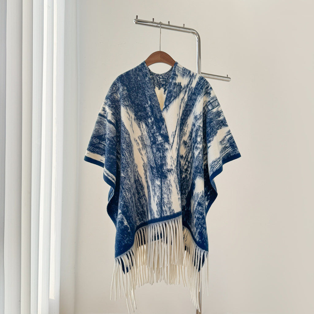 Fascia avvolgente trasformabile 100% lana merino | Cardigan, scialle e sciarpa 3 in 1