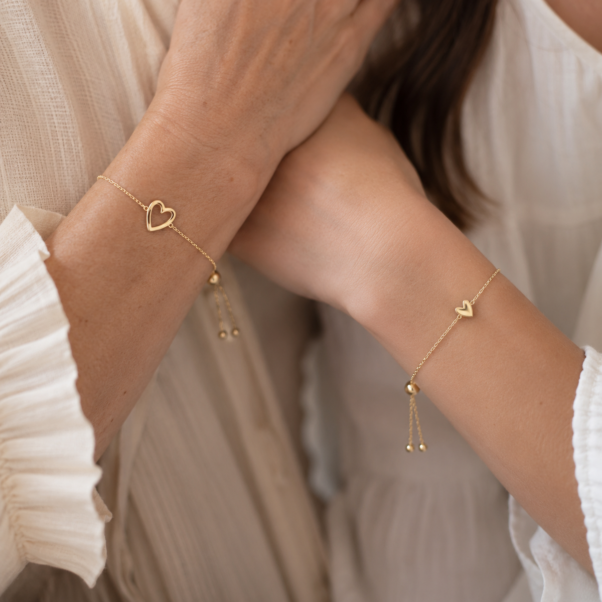 Matching Hearts Bracelet