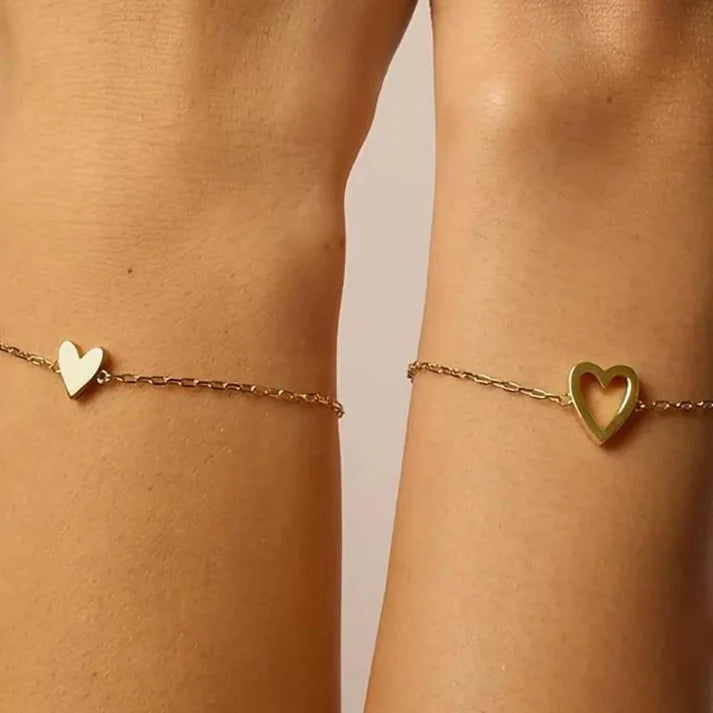 Bracciale Cuori Abbinati