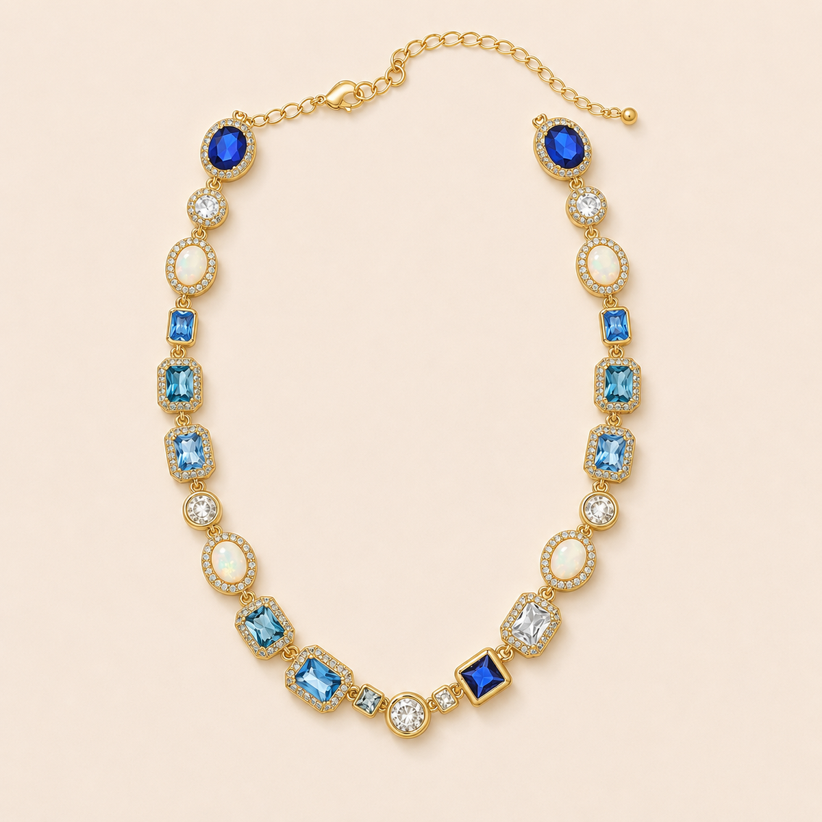 Baokang Multicolor Gemstone Necklace