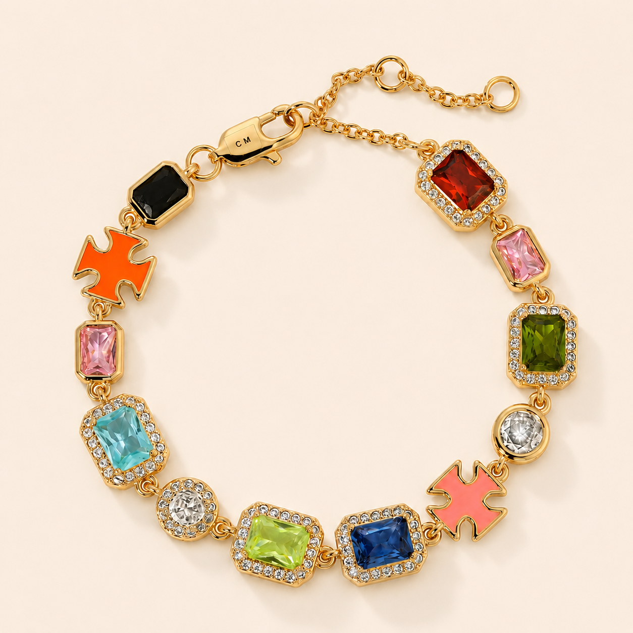 Baokang Aurora Gemstone Bracelet