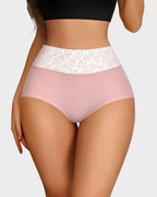 Culottes taille haute en coton doux à imprimé cœurs (lot de 6)