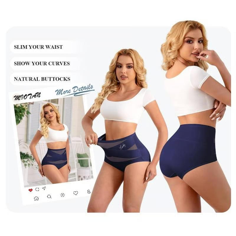 🔥🔥High Waisted Underwear Full Coverage Compression Briefs Panties All-Day Comfort