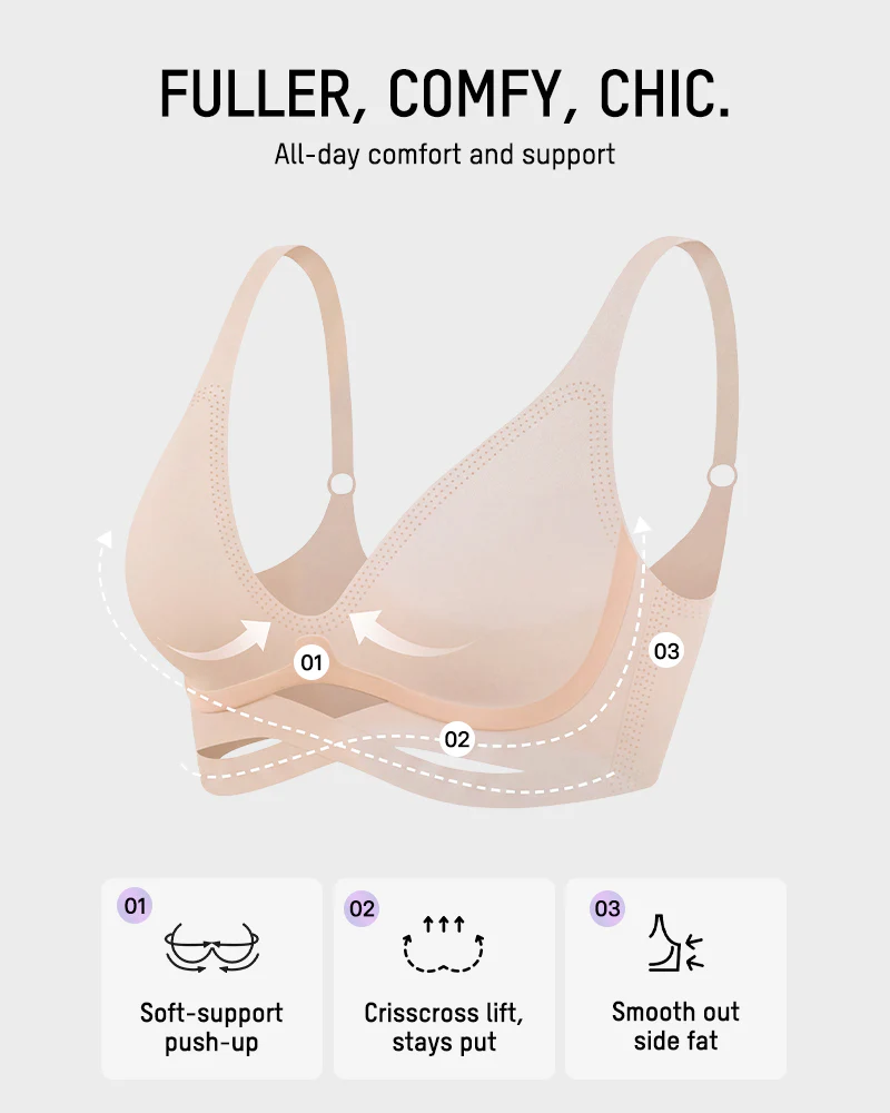 Soft Support Plunge Push-Up Bra