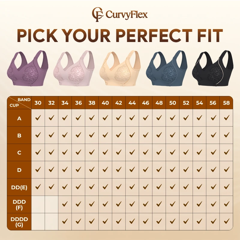 CurvyFlex - Comfy Shaping & Breast Support Bra