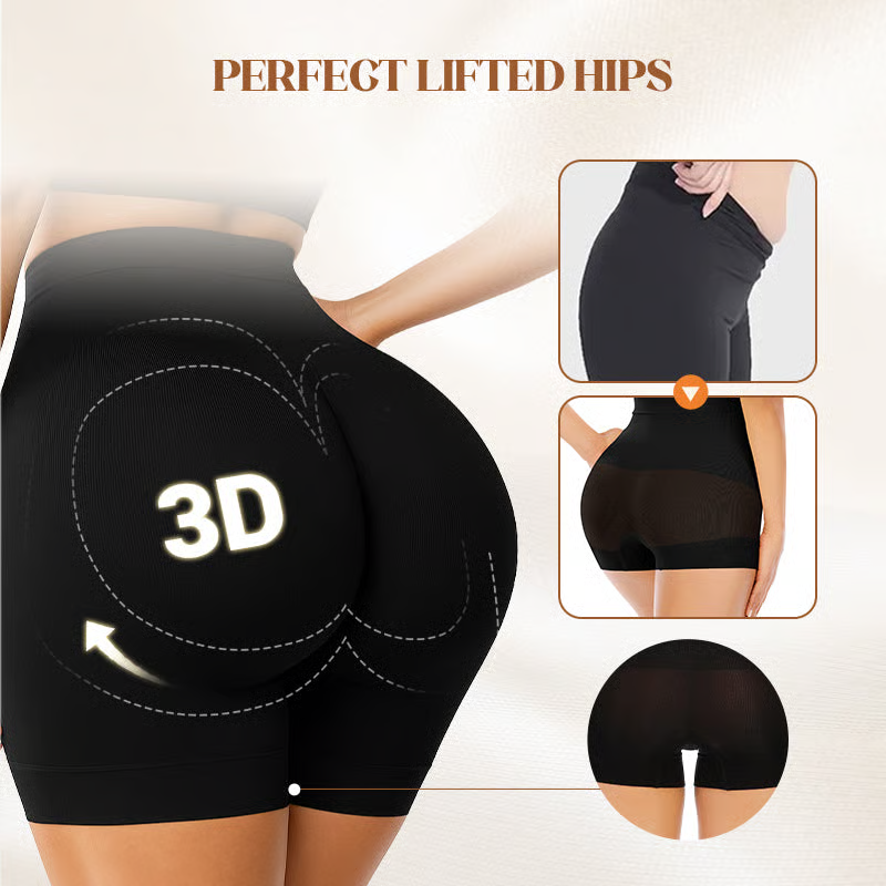 Women's mid-rise tummy-control and hip-lifting panties