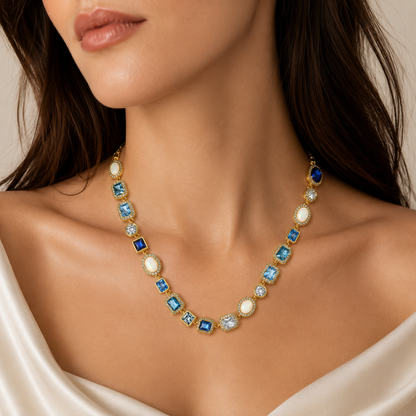 Baokang Multicolor Gemstone Necklace